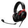 Imagem de Headset Gamer HyperX Cloud III, DTS, Drivers 53mm, USB, PC, PS5, PS4, XBOX Series xis, Xbox One, Nintendo Switch, Mobile, Preto e Vermelho - 727A9AA