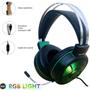 Imagem de Headset Gamer Kapbom Ka-906 Com Luz Led Rgb Youtubers
