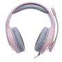 Imagem de Headset Gamer Oex 7.1 Rosa Pink Fox Led Branco - Hs414