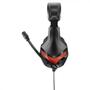 Imagem de Headset gamer preto com vermelho multilaser