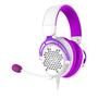 Imagem de Headset Gamer Redragon Diomedes, Som Surround 7.1, Drivers 53mm, Branco e Roxo - H388-WP