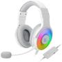 Imagem de Headset Gamer Redragon Pandora Rgb Branco USB Surround 7.1