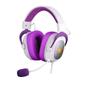 Imagem de Headset Gamer Redragon Zeus X RGB, Surround 7.1, Driver de 53mm, USB, Microfone com Redução de Ruído, Branco com Roxo - H510WP-RGB