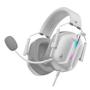 Imagem de Headset Gamer Rise Mode G1 Special Edition White, Driver 50mm, Led Rainbow, USB e P3 3.5mm, Branco - RM-HS-G1SE-W