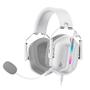 Imagem de Headset Gamer Rise Mode G1 Special Edition White, Driver 50mm, Led Rainbow, USB e P3 3.5mm, Branco - RM-HS-G1SE-W