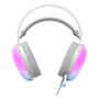Headset Gamer Rise Mode Moom, Rainbow, Driver 50mm, USB e P2, Branco - RM-HS-M-W Imagem de Headset Gamer Rise Mode Moom, Rainbow, Driver 50mm, USB e P2, Branco - RM-HS-M-W