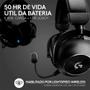 Imagem de Headset Gamer Sem Fio Logitech G Pro X 2 Lightspeed, Driver 50mm, Bluetooth, USB e 3.5mm, para PC, Playstation e Switch, Preto - 981-001262