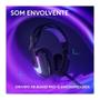 Imagem de Headset Gamer Sem Fio Logitech G522 LIGHTSPEED LIGHTSYNC, RGB, Conectividade Tripla LIGHTSPEED, Bluetooth e com Fio USB, Preto - 981-001543