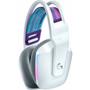 Imagem de Headset Gamer Sem fio Logitech Lightspeed G733 RGB 7.1 PS4 e PC Branco - 981-000882