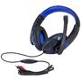 Imagem de Headset gamer vx gaming v blade ii p2 estéreo com microfone retrátil  preto com azul