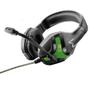 Imagem de Headset Gamer Warrior Harve P2 Stereo Preto/Verde Ph298