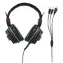 Imagem de Headset Gamer Warrior Magne P2+USB com LED Verde Multilaser PH143