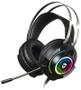 Imagem de Headset Gaming Sate King Fight GH-550 RGB 7.1 Surround com Fio USB - Preto