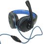 Imagem de Headset Headphone Gamer Fone Ouvido P2 Super Bass com Microfone Pc Jogo Preto Azul Exbom HF-G230