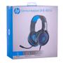 Imagem de Headset HP DHE-8010, LED Azul, Drivers 50mm, USB e P2, Com Microfone Dobrável, Preto e Azul