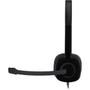 Imagem de Headset Logitech H151 estéreo preto 3,5mm 981-000587