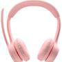 Imagem de Headset Logitech Sem Fio Bluetooth Zone 300 - Rosa