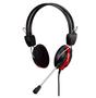 Imagem de Headset office fone com microfone 2 p2 3,5mm cabo 2,2m - hf2209 hayom