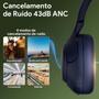 Imagem de Headset Qcy H3 Anc Adaptativo Bluetooth 5.3 Multiponto 60h Azul