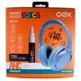 Imagem de Headset Sem Fio Bluetooth 5.0 Maker Posca OEX HS117 Azul