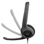 Imagem de Headset USB Logitech H390 Com Almofadas, Controles de Áudio Integrado e Microfone Com Redução de Ruído