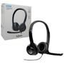 Imagem de Headset USB Logitech H390 Com Almofadas, Controles de Áudio Integrado e Microfone Com Redução de Ruído