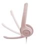 Imagem de Headset Usb Logitech H390 Rosa Com Controle De Volume