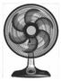 Imagem de Hélice para ventilador arno 30cm pas turbo silencio-pr6850 - Mebrasi