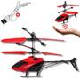 Imagem de Helicóptero De Brinquedo Com Sensor - Vermelho