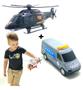 Imagem de helicoptero de brinquedo + Van policial Presente barato menino