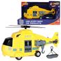 Imagem de Helicóptero de Resgate Amarelo com Som e Luz Express Wheels