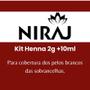 Imagem de Henna Niraj Designer Sobrancelhas Loiro - Kit Completo para Pele e Pelos com Henna e Fixador