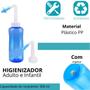 Imagem de Higienizador Nasal Azul para Rinite e Sinusite com Frasco Grande