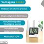 Imagem de Higrômetro Digital Com Temperatura Para Monitoramento Rápido