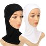 Imagem de Hijab De Algodão Com Cobertura Total Para Mulheres, Gorro Elástico, Lenço Interno Liso, Faixa De