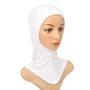 Imagem de Hijab De Algodão Com Cobertura Total Para Mulheres, Gorro Elástico, Lenço Interno Liso, Faixa De