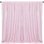 Imagem de HMQIANG Pink Lantejoulas Cortina de pano de fundo 8FTX8FT 1 Painel Cortinas de fundo brilhantes para decoração de casamento de aniversário da festa