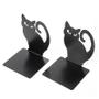 Imagem de Hollow Out Persa Cat Outlook Livro Stoppers Nonskid Espessando Ferro Metal Bookends Bookends Bookends Bookends Book Office For Library Office Bookends