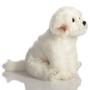 Imagem de HollyHOME Bichon Frise Filhote de Pelúcia Cachorro de Pelúcia Cão de Pelúcia Cão de Pelúcia Pet Gift para Crianças 11 polegadas