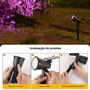Imagem de Holofotes Solares Ajustáveis com 9 LEDs - IP65 à Prova D'Água para Jardim e Quintal