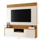 Imagem de Home  Boreal com Led Para TV 58" Naturalle/Off White - Mavaular