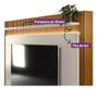 Imagem de Home para TV até 75 Polegadas 2 Portas Guararapes com LED Linea Brasil Nature Off White