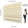 Imagem de Home Para Tv Até 75 Polegadas Com Led Nobre Royal 220 Off White - Gelius