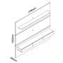 Imagem de Home Para Tv Até 75 Polegadas Com Led Nobre Royal 220 Off White - Gelius
