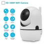 Imagem de Home Security 1080P WiFi Camera Baby Monitor com detecção de movimento Rastreamento de alarme de voz 2-way Audio Night Vision TF Card Cloud Storage for Baby Store Office Pet Elder Monitoring