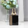 Imagem de Home Spray Preto Vidro Cubo Fancy dourado 5F