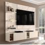 Imagem de Home Theater Atena para TV de até 65 polegadas - CALACATA / OFF WHITE - Madetec