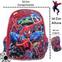 Imagem de Homem Aranha Mochila Infantil De Costas Menino Escolar