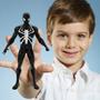 Imagem de Homem Aranha Preto Boneco Brinquedo Vingadores Articulado Original