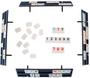 Imagem de Homwom 106 Tiles Rummy Game - Jogos de Viagem Rummy Board Jogo Rummy Set com Caixa de Alumínio & 4 Bandejas Duráveis Anti-Derrapagem